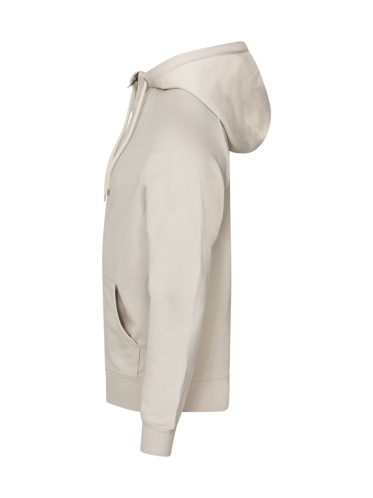 Clique Miami PRO Hoody Full Zip Steingrau, Seitenansicht links