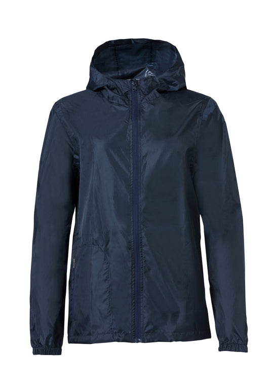 Clique Basic Rain Jacke Dunkelmarine, Vorderansicht