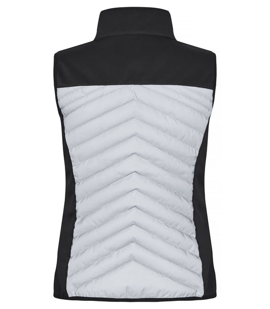 Clique Utah Vest Women Grau reflektierend, Rückansicht