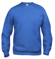 Clique Basic Roundneck Kinder Royal Blau, Vorderansicht