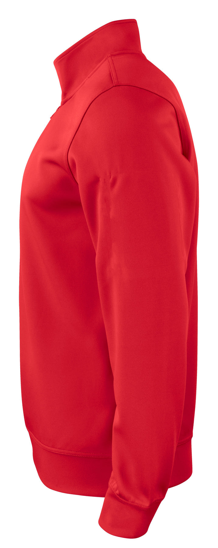 Clique Basic Active Half Zip Kinder Rot, Seitenansicht links