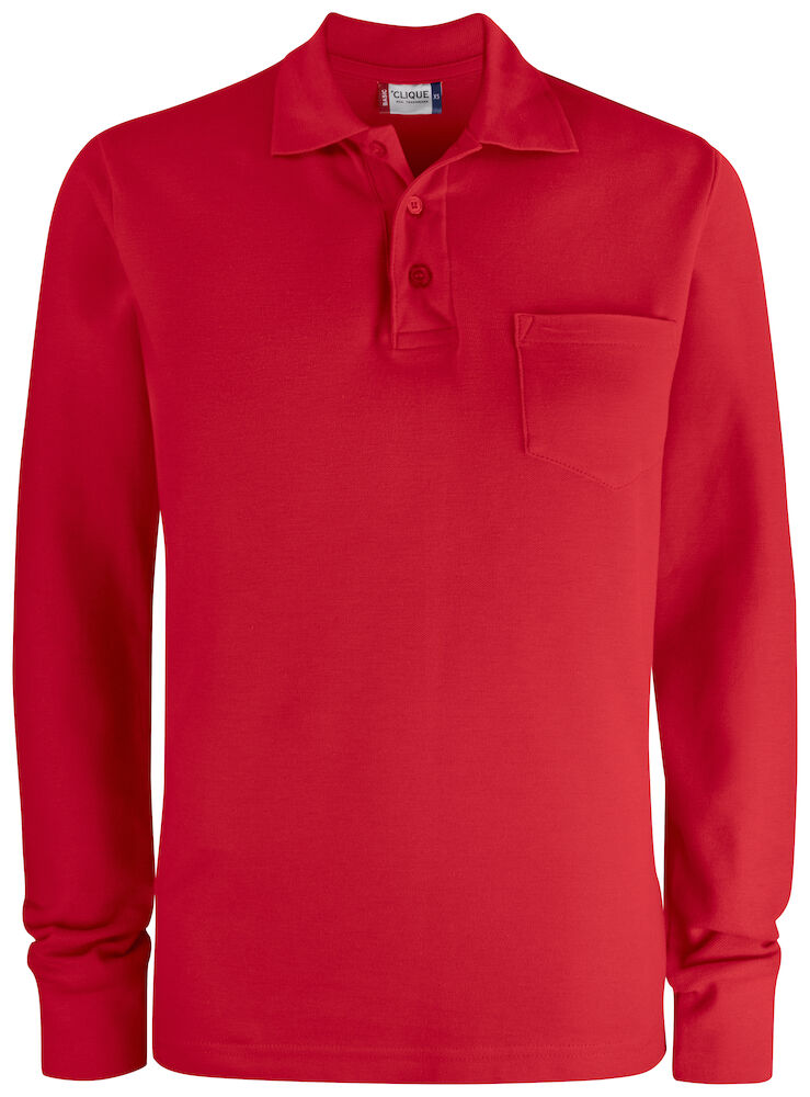 Clique - Basic Polo LS Pocket