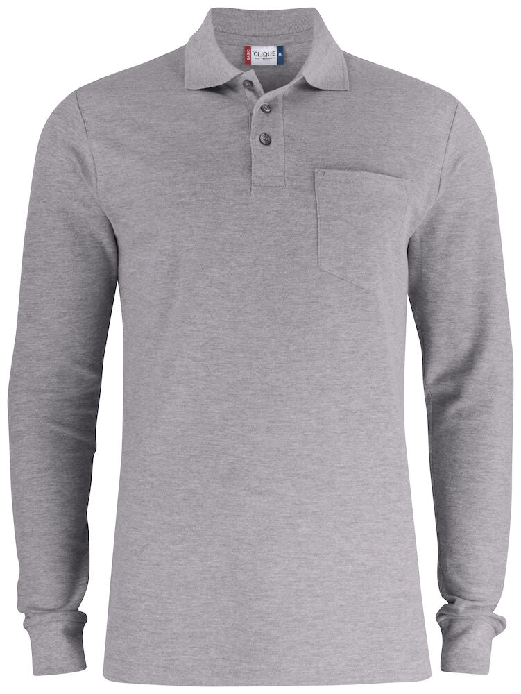 Clique - Basic Polo LS Pocket