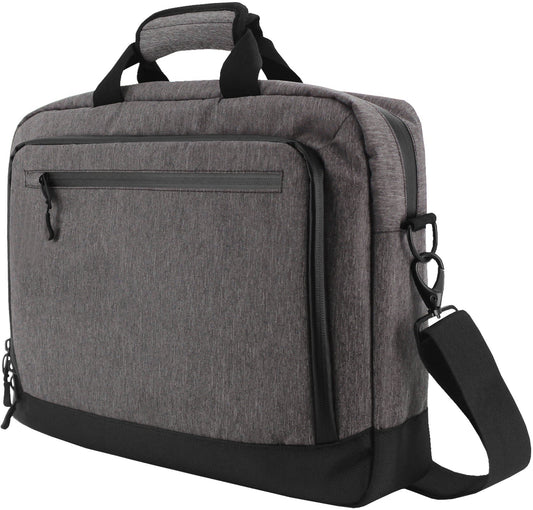 Clique Laptop Bag Anthrazitmeliert, Vorderansicht Detail