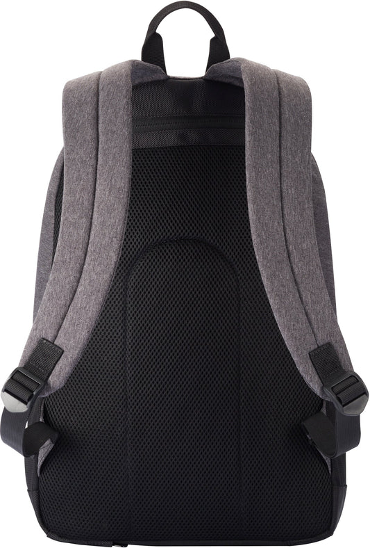 Clique Street Backpack Anthrazitmeliert, Rückansicht
