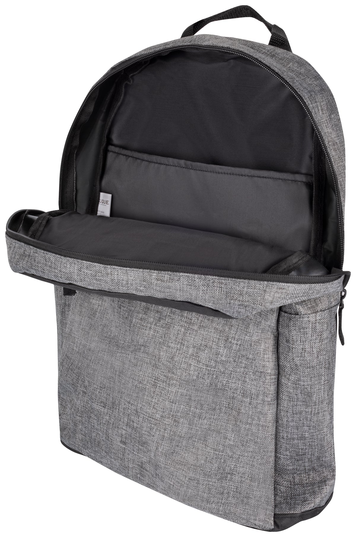 Clique Melange Daypack Graumeliert, Detailansicht