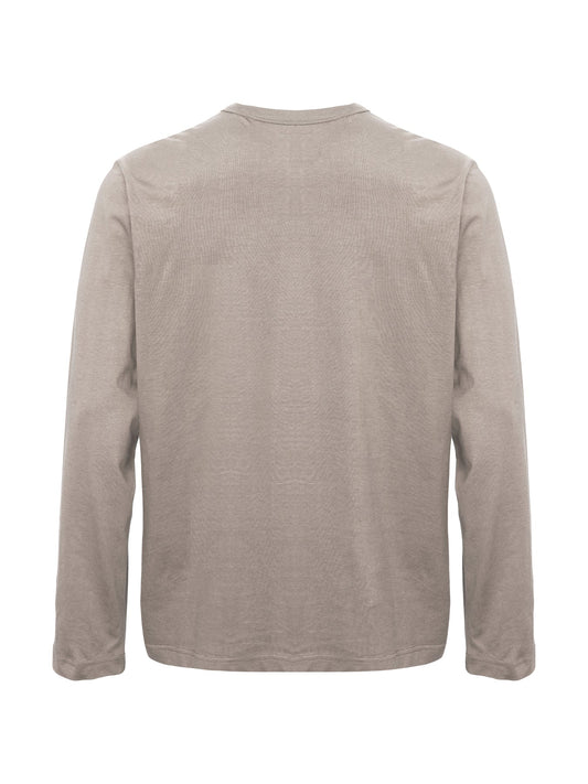Cottover Relaxed LS Unisex Sand, Rückansicht