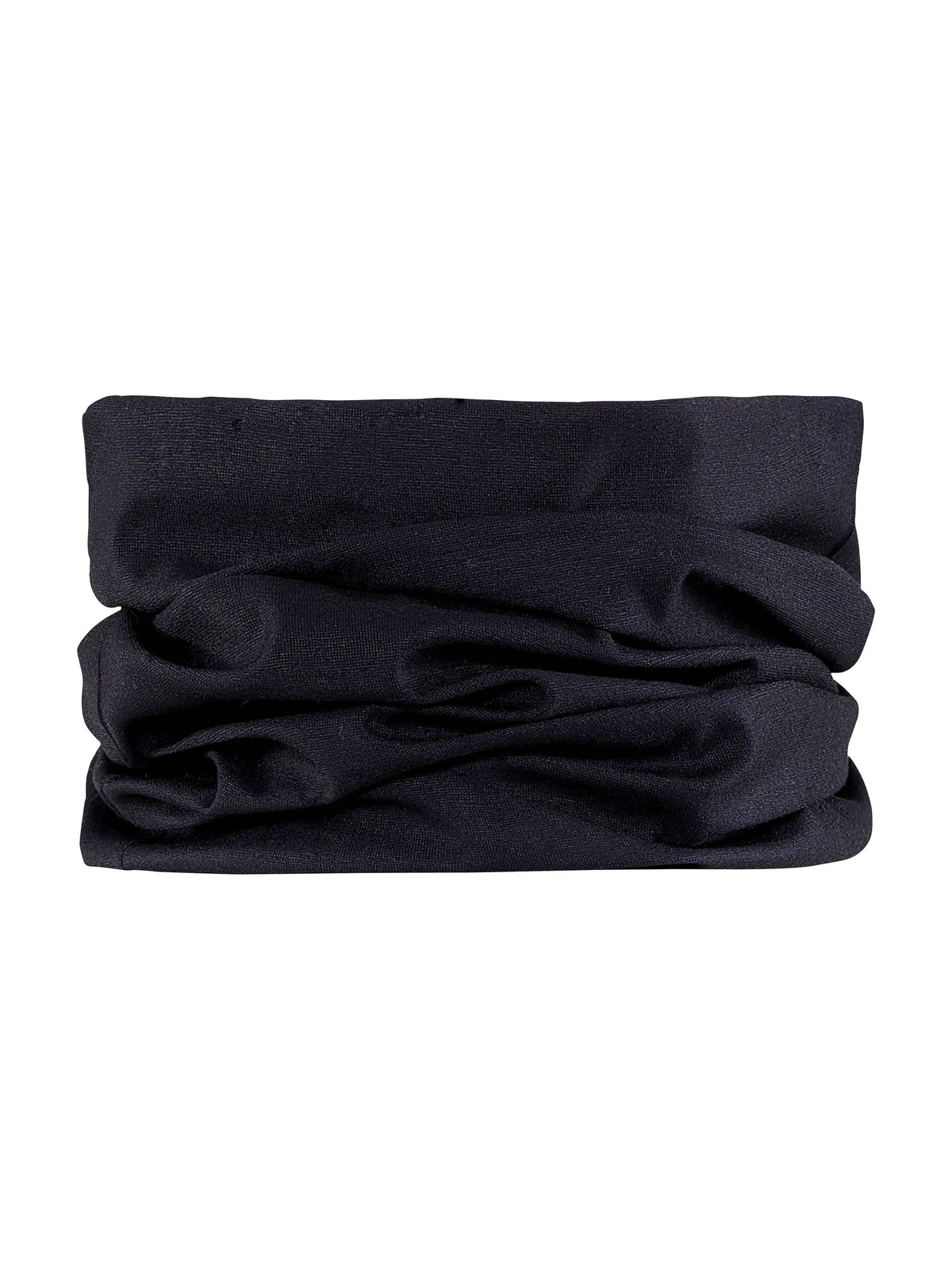 Craft Necktube in Schwarz, Vorderansicht