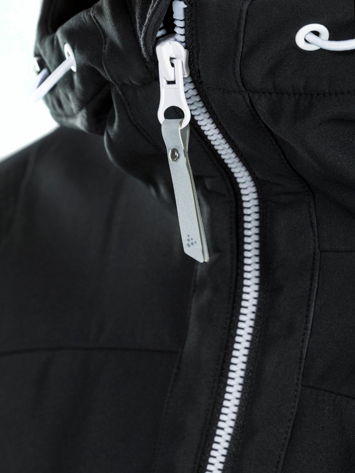 Craft Highland Jacket Damen in Schwarz/Weiss, Detailansicht