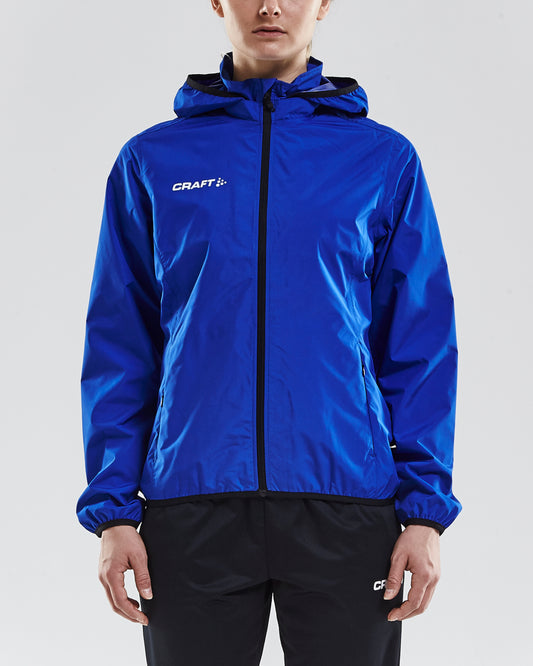 Craft Jacket Rain Damen in Kobaltblau, Detailansicht