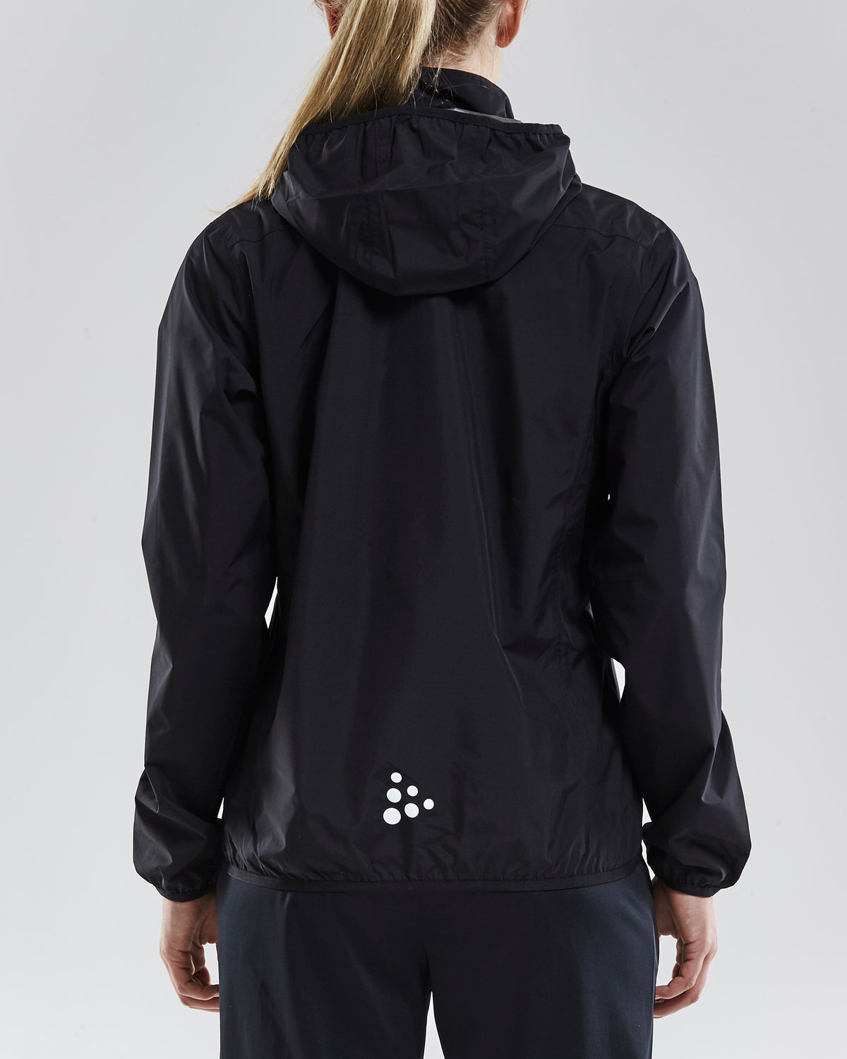 Craft Jacket Rain Damen in Schwarz, Detailansicht