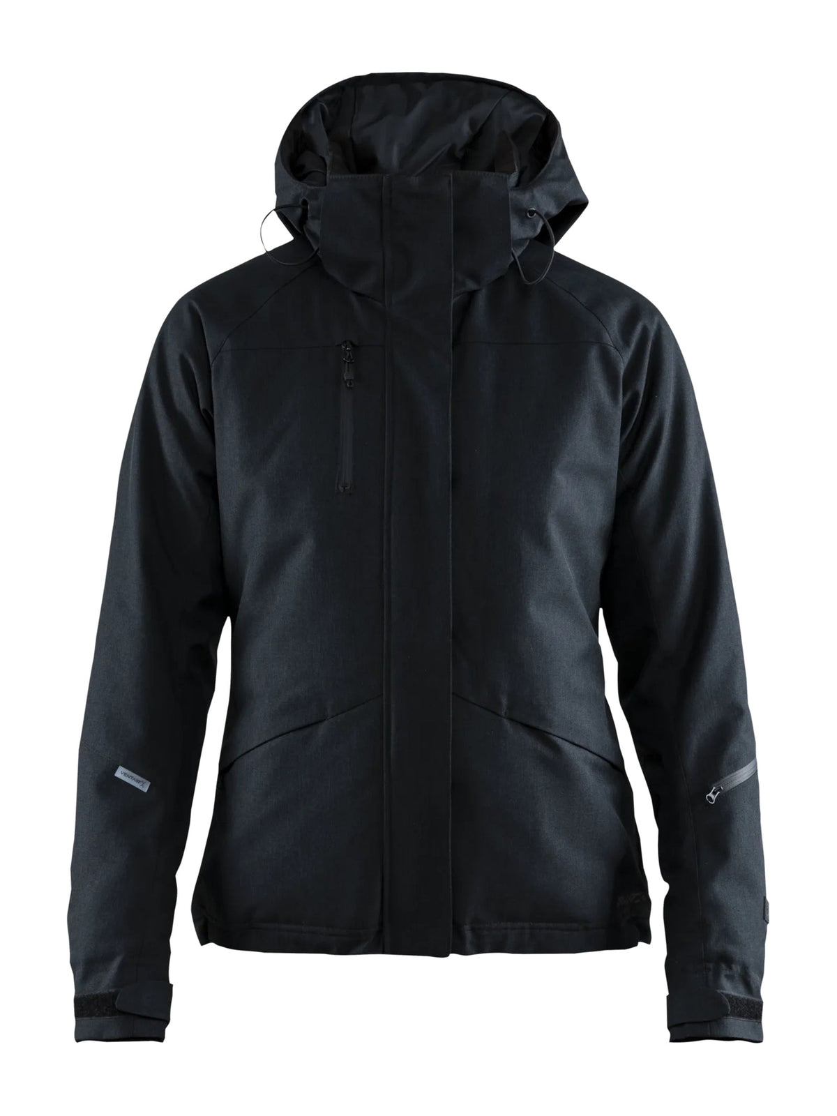 Craft Mountain Padded Jacket Damen in Schwarz meliert/Schwarz, Vorderansicht