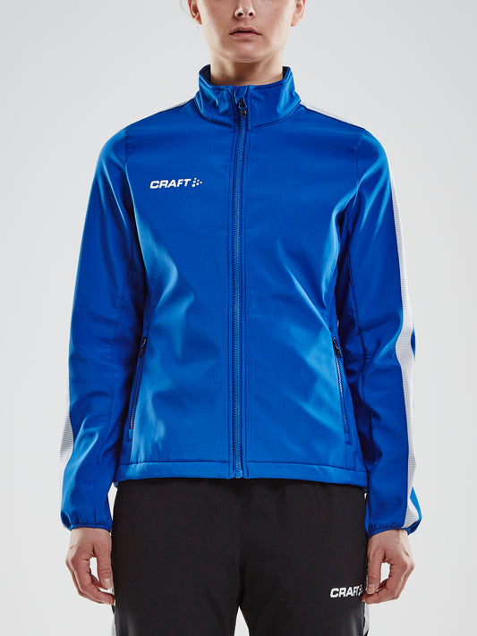 Craft Pro Control Softshell Jacket Damen in Kobaltblau, Detailansicht