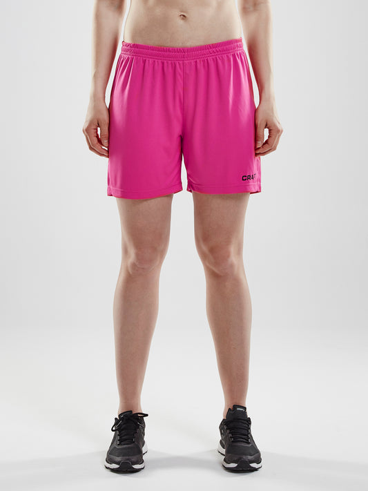 Craft Squad Go GK Shorts Damen in Himbeere, Detailansicht