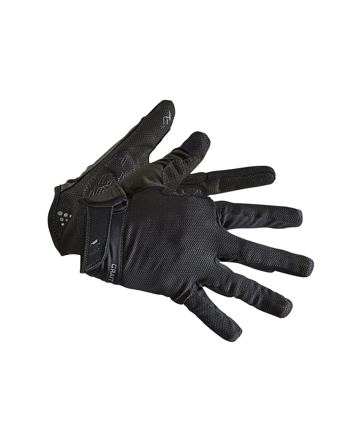 Craft ADV Pioneer Gel Glove in Schwarz/Schwarz, Vorderansicht