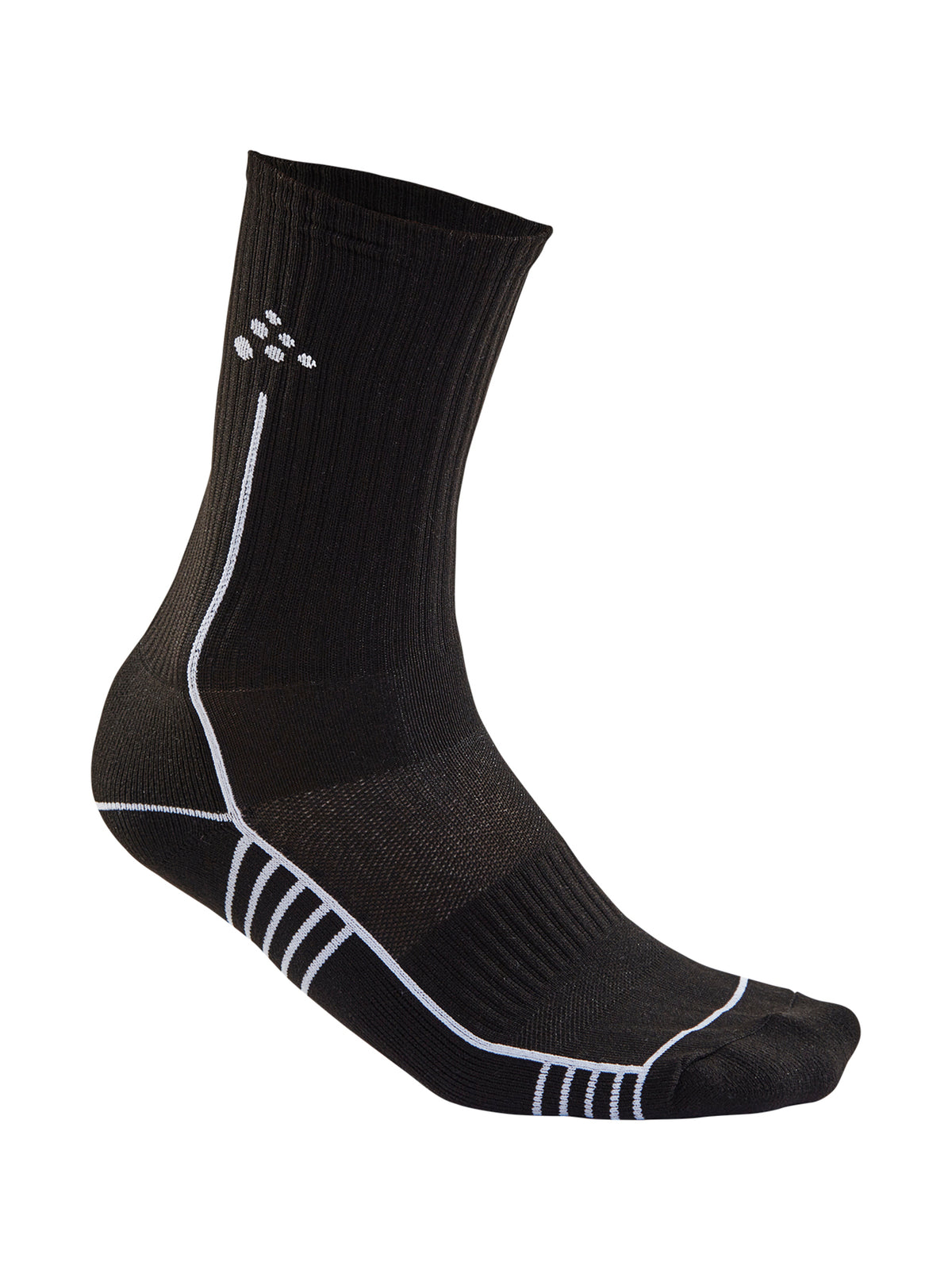 Craft Ability Mid Sock in Schwarz, Vorderansicht