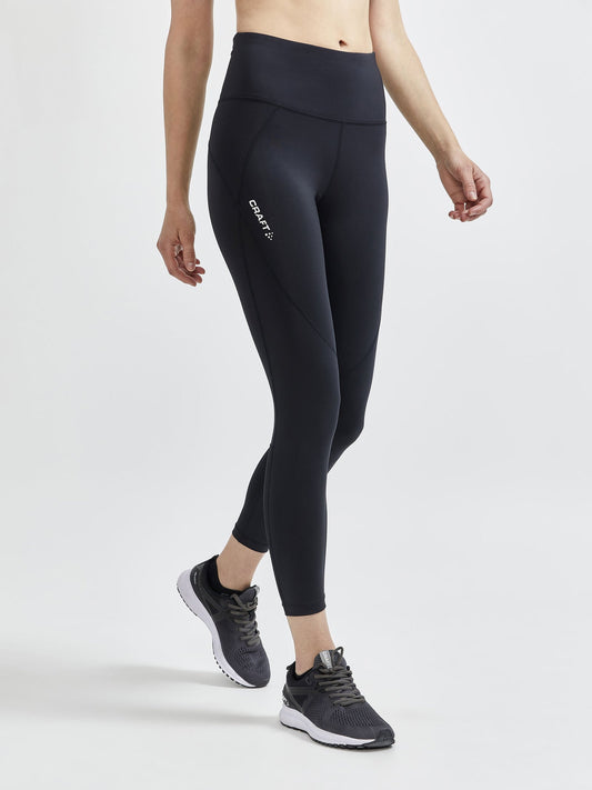 Craft ADV Essence High Waist Tights Damen in Schwarz, Detailansicht