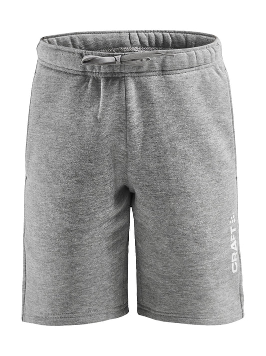 Craft Community Sweatshorts Junior in Grau meliert, Vorderansicht