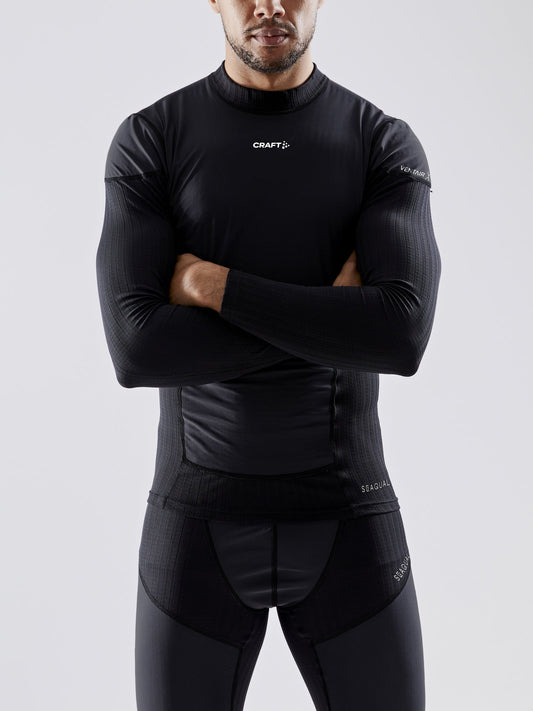 Craft Active Extreme X Wind LS Herren in Schwarz/Anthrazit, Detailansicht