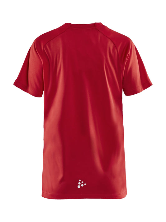 Craft Evolve Tee Junior in Rot, Rückansicht