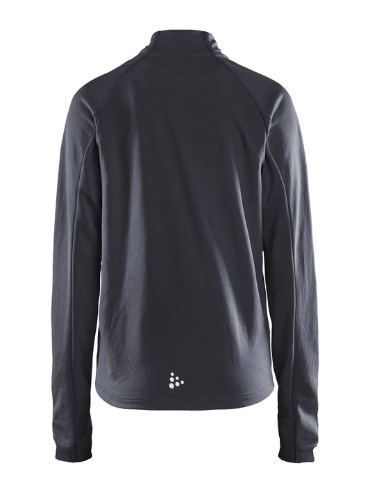 Craft Evolve Halfzip Junior in Dunkelgrau, Rückansicht