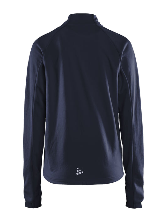 Craft Evolve Full Zip Junior in Navy, Rückansicht