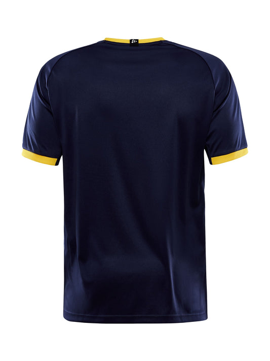 Craft Progress 2.0 Graphic Jersey Herren in Navy/Gelb, Rückansicht