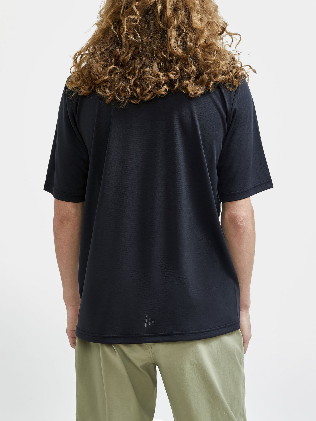 Craft CORE Offroad XT SS Jersey Herren in Schwarz/Dunkelgrün, Detailansicht