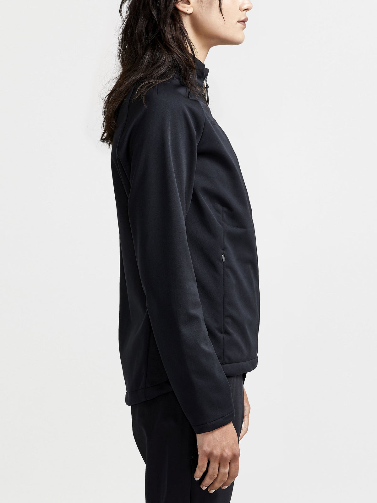 Craft CORE Explore Soft Shell Jacket Damen in Schwarz, Detailansicht