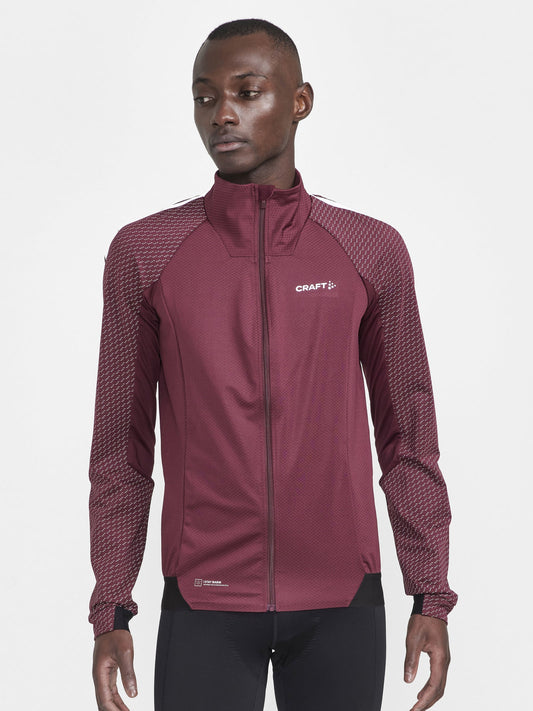 Craft ADV Bike SubZ Lumen Jacket Herren in Rot, Detailansicht