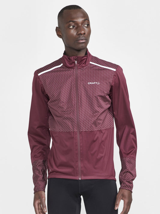 Craft ADV Bike Hydro Lumen Jacket Herren in Rot, Detailansicht