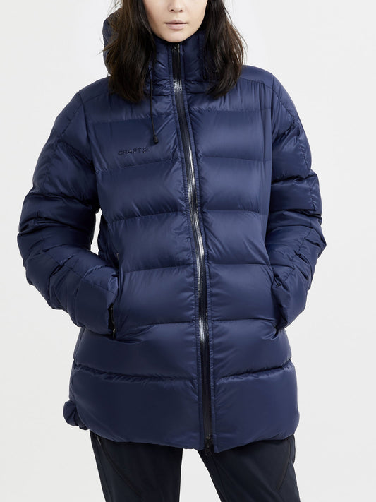 Craft ADV Explore Down Jacket Damen in Dunkelblau, Detailansicht