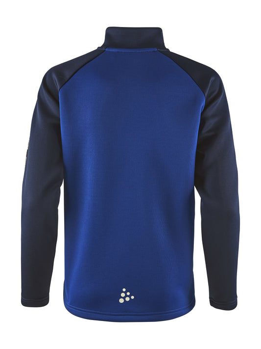 Craft Squad 2.0 Full Zip Junior in Kobaltblau/Navy, Rückansicht