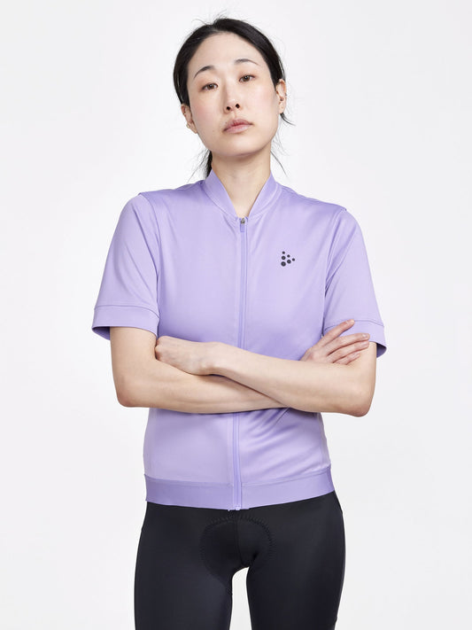 Craft CORE Essence Jersey Regular Fit Damen in Lavendel, Detailansicht