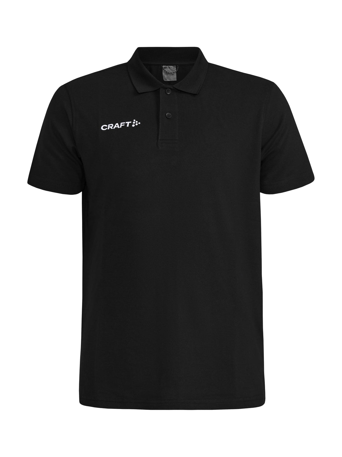 Craft Community 2.0 Polo Herren in Schwarz, Vorderansicht