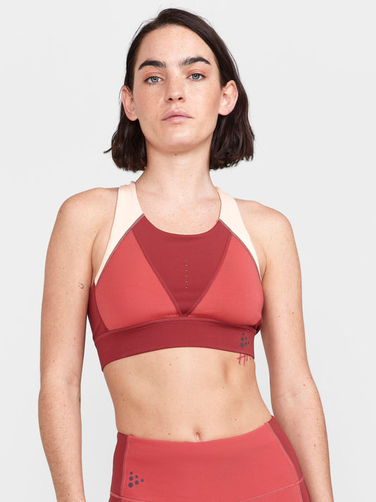 Craft ADV HiT Sport Top 2 Damen in Rot, Detailansicht