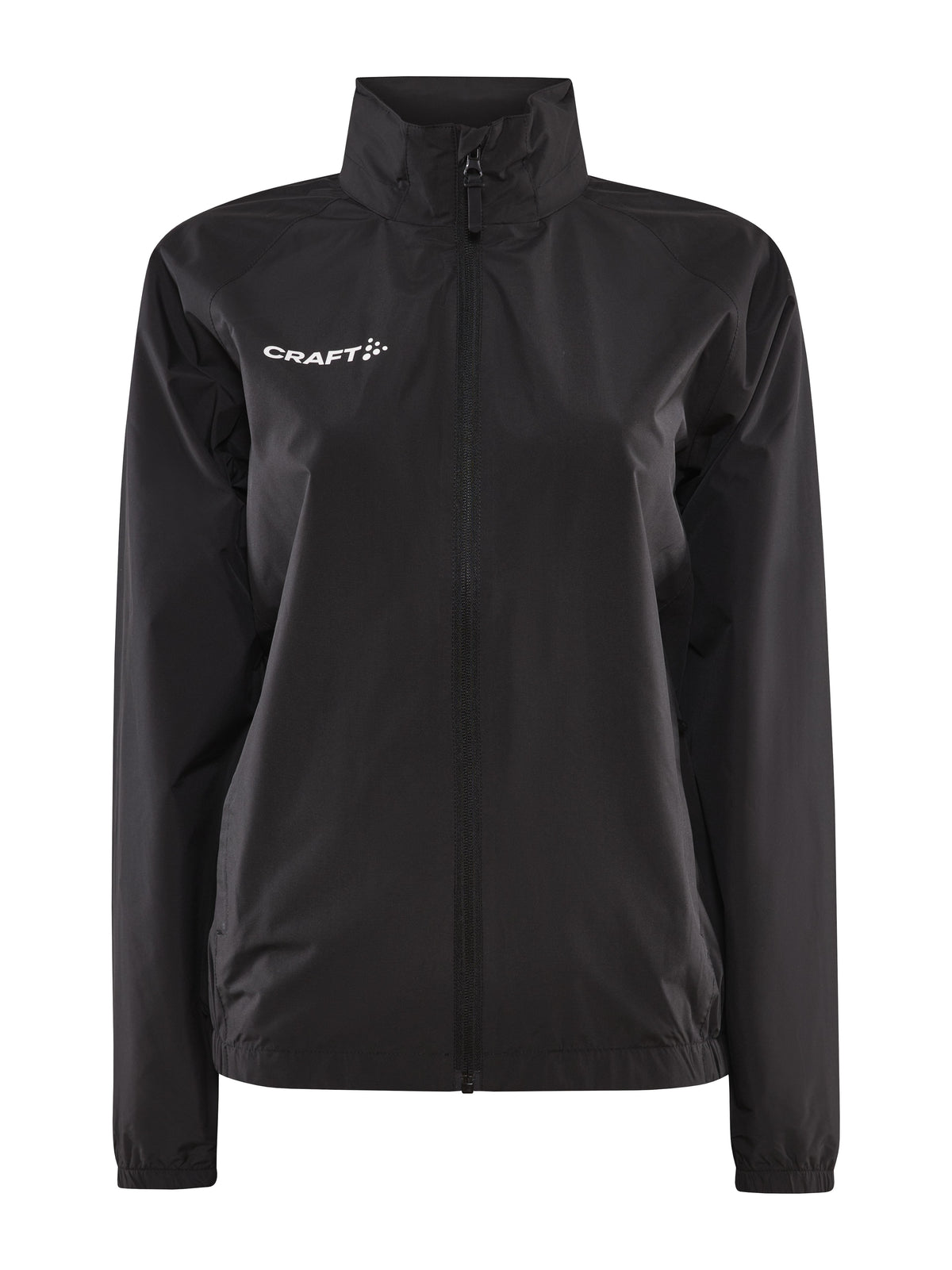 Craft Evolve Rain Jacket Damen in Schwarz, Vorderansicht