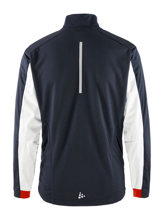 Craft NOR ADV Nordic Training Jacket 2 Herren in Weiss/Dunkelblau, Rückansicht