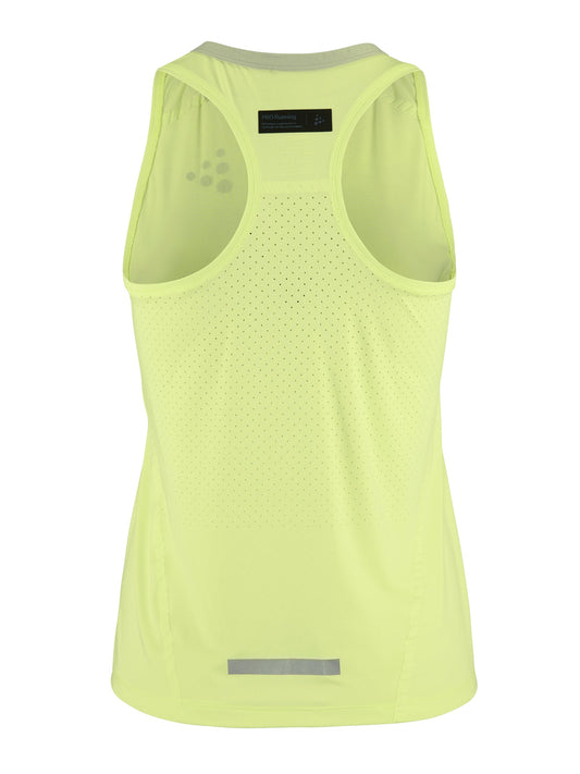 Craft PRO Hypervent Singlet 2 Damen in Grün, Rückansicht