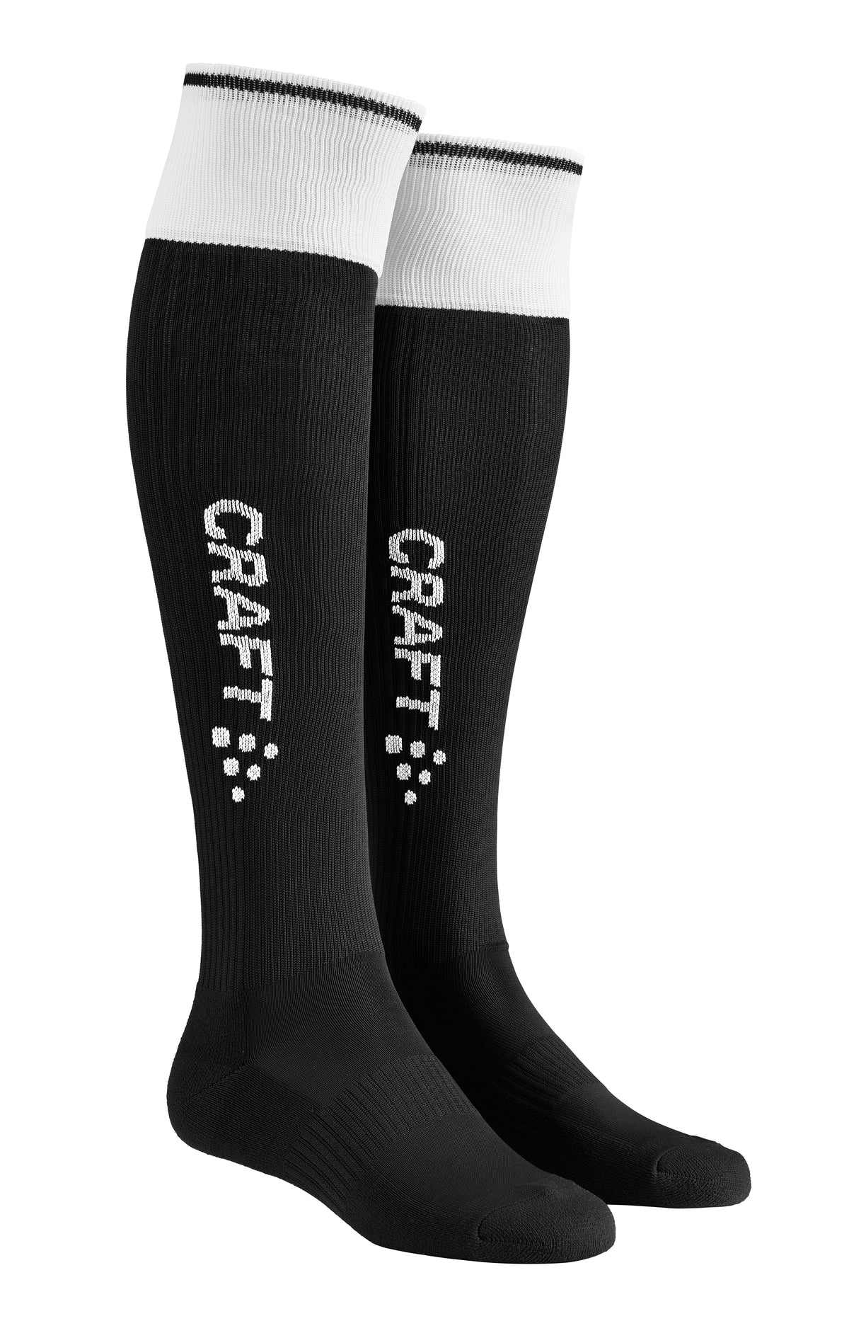 Craft Progress 2.0 Contrast Sock in Schwarz/Weiss, Vorderansicht