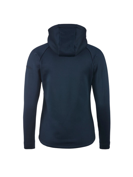 Craft ADV Explore Power Fleece Hood Jkt Damen in Dunkelblau, Rückansicht