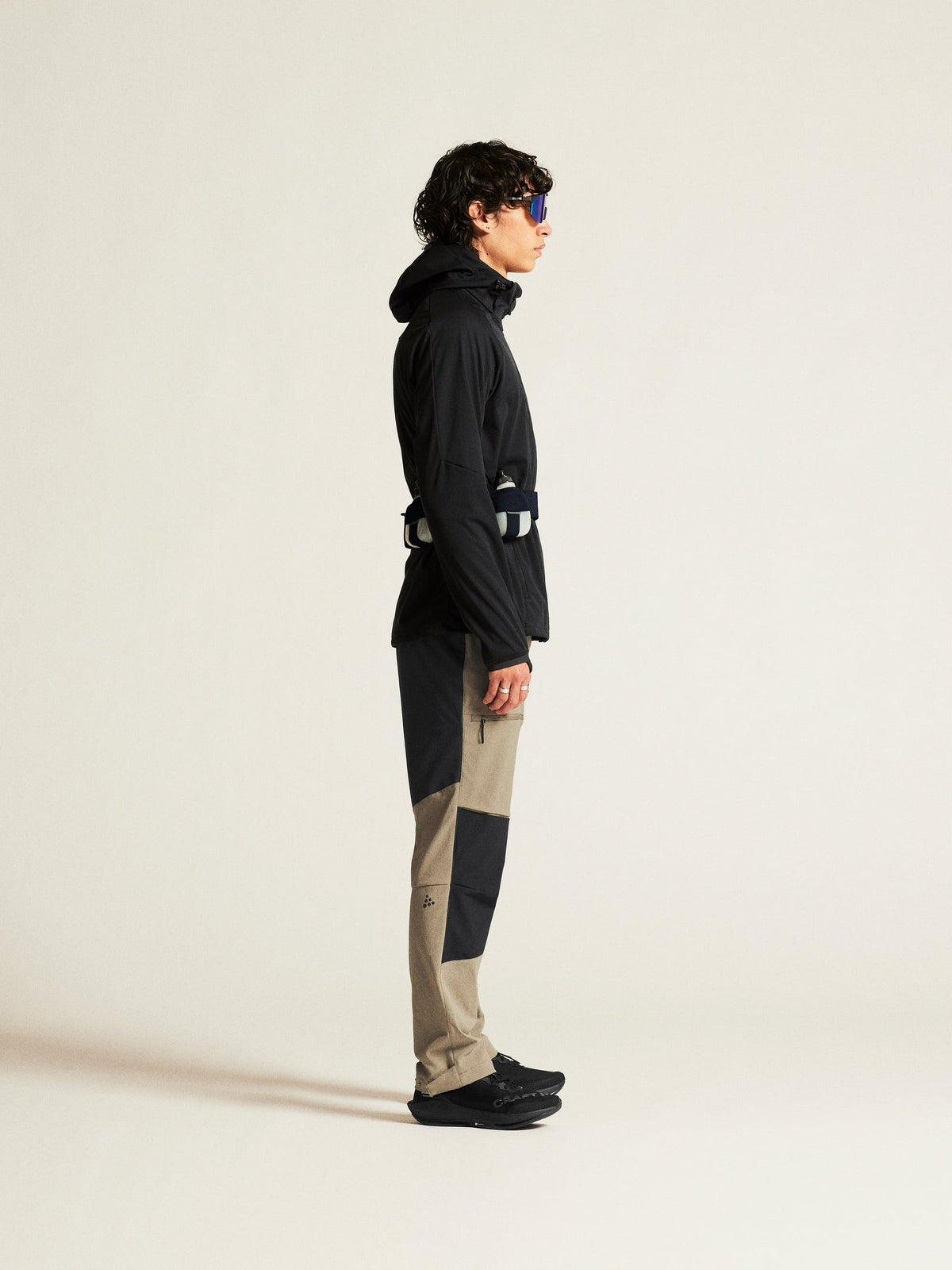 Craft CORE Explore Softshell 2.0 Jkt Herren in Schwarz, Detailansicht