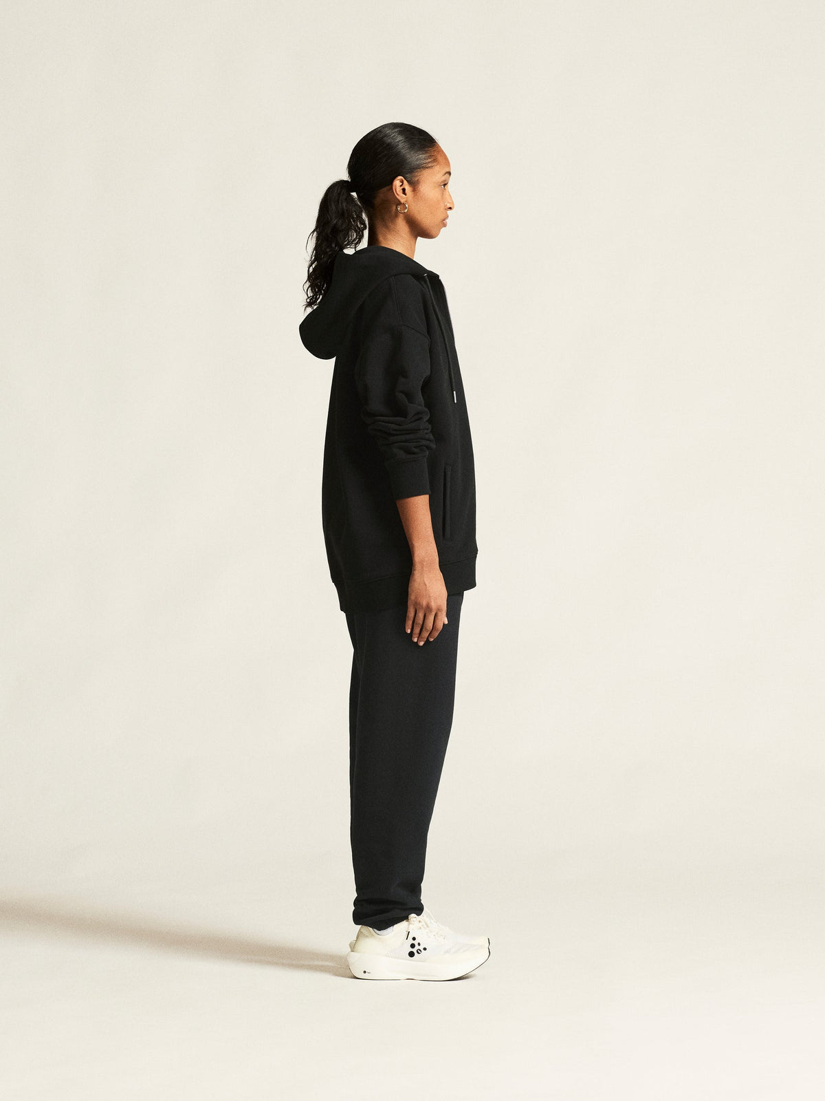 Craft Frequent Sweatpants Damen in Schwarz, Detailansicht