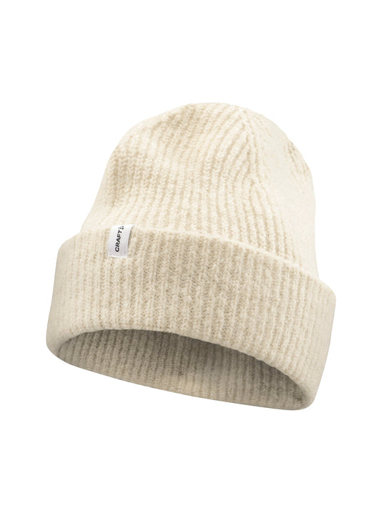 Craft Urban High Beanie in Naturweiss, Vorderansicht
