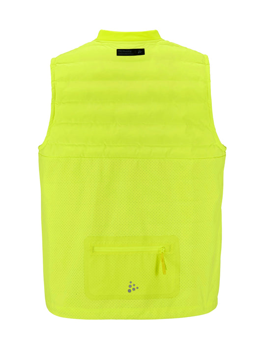 Craft SubZ Vest 4 Herren in Neongelb, Rückansicht