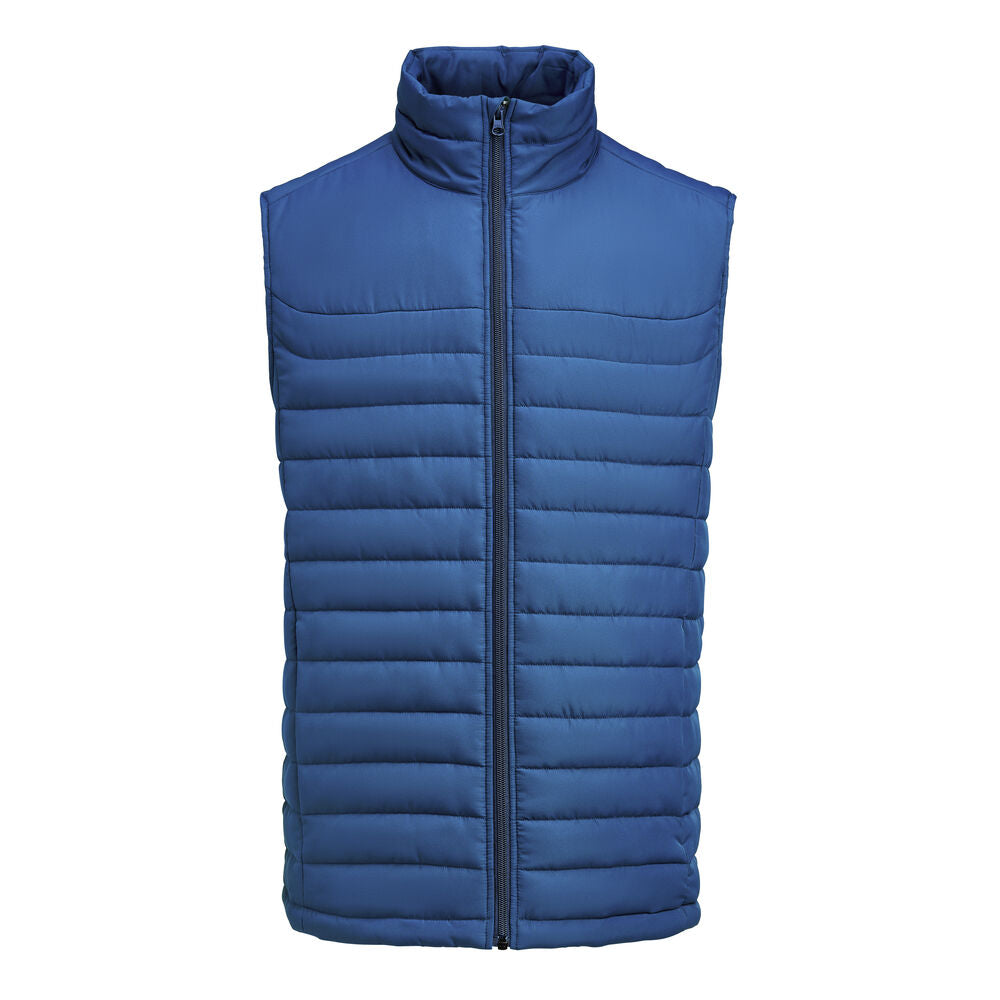 James Harvest Arches Vest in Blau, Vorderansicht