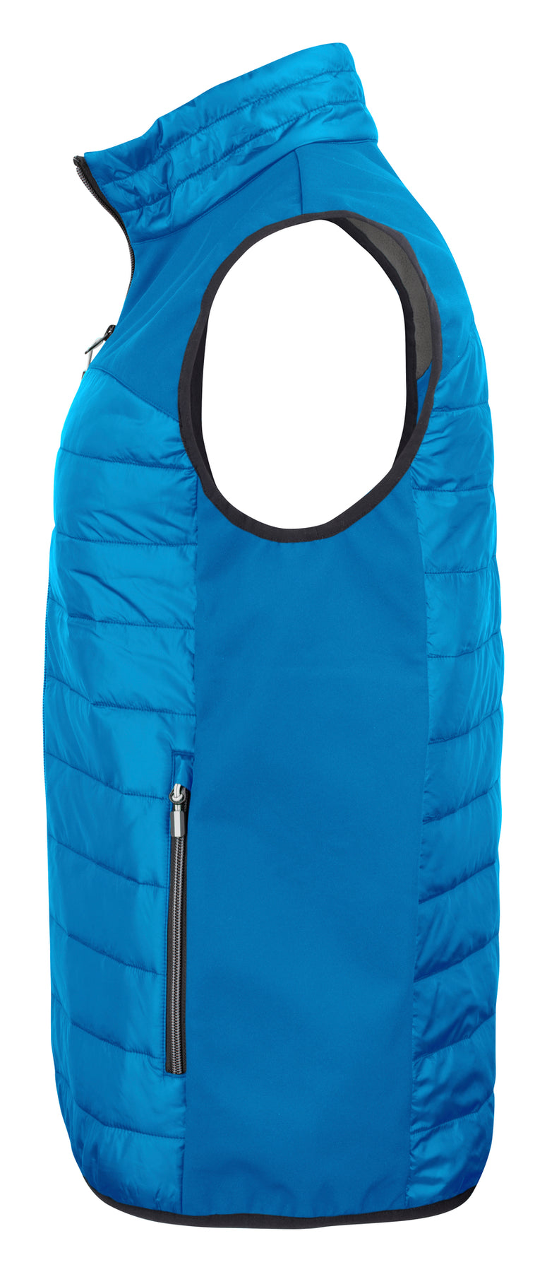 Printer Expedition Vest in Blau, Seitenansicht