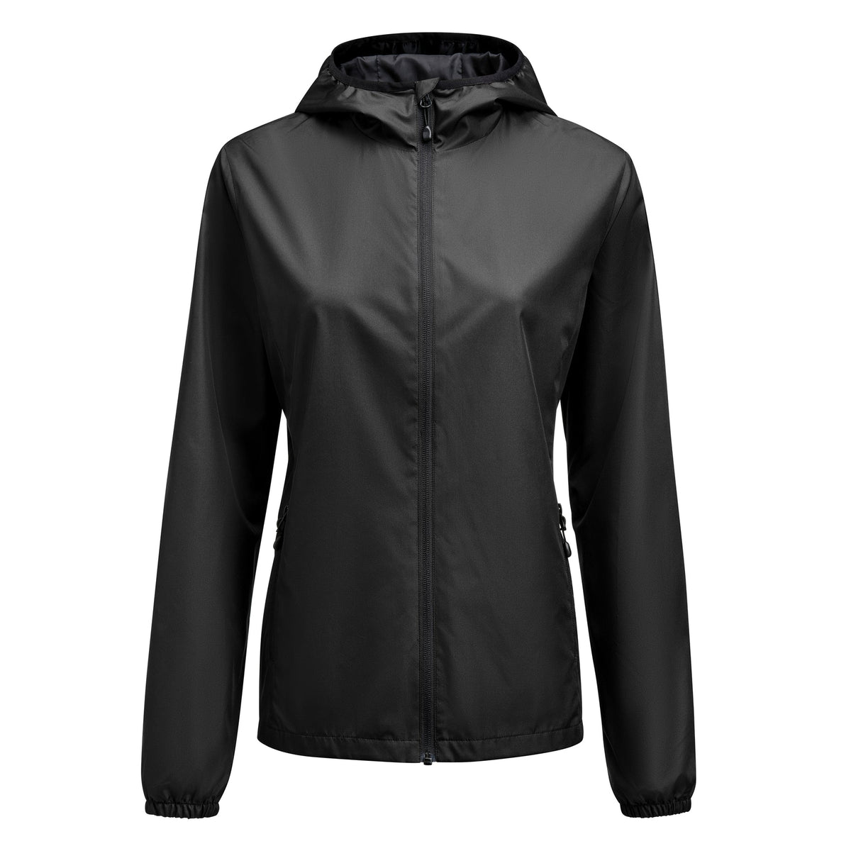 Printer Grab Windbreaker Lady in Schwarz, Vorderansicht