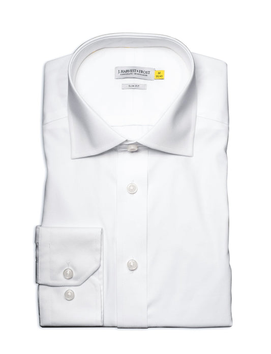 J.Harvest & Frost YB50 Twill Slim Weiss, Produktansicht
