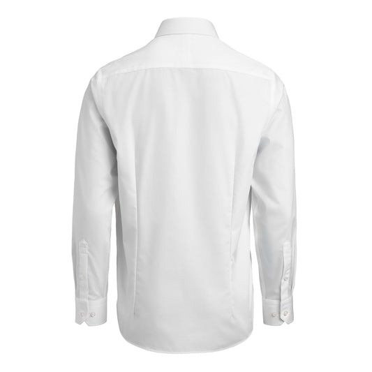 J.Harvest & Frost YB50 Twill Pocket Regular Weiss, Rückansicht